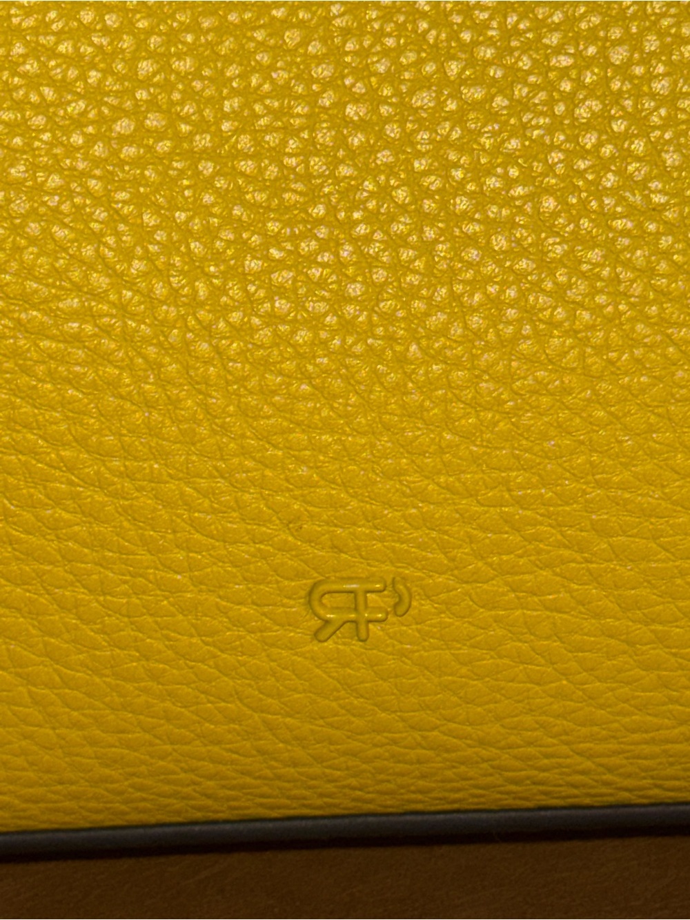 Parfois Yellow Leather crossbody bag with Detachable Strap - Picture 2 of 8